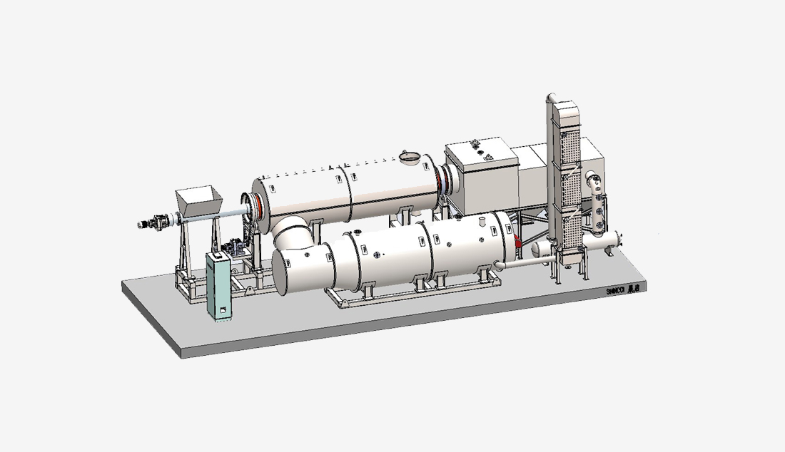 【新】外加熱回轉窯熱解機